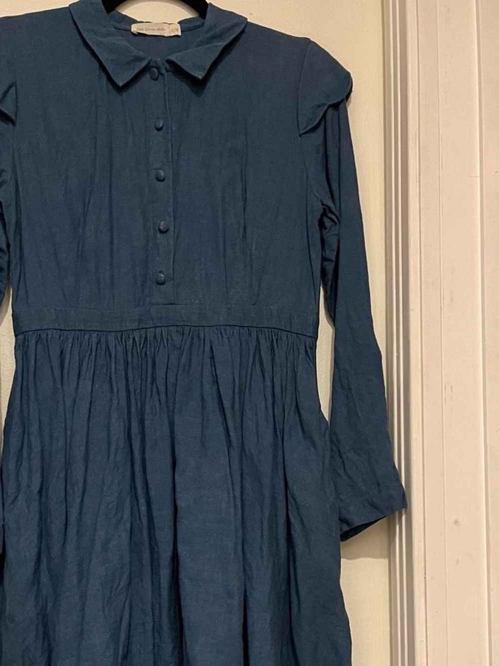 Little women atelier Jo dress denim blue